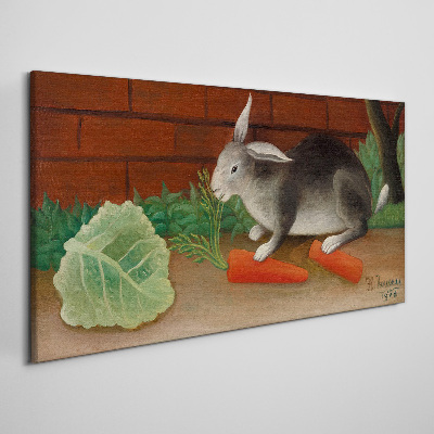 Obraz Canvas Zajac s mrkvou