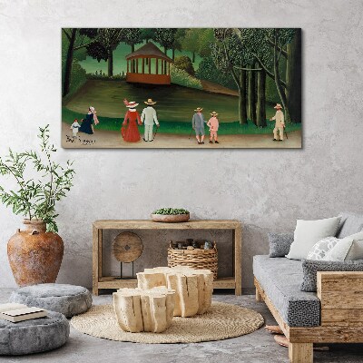 Obraz Canvas Prechádzka v parku