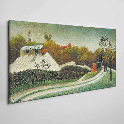 Obraz Canvas Vidiecka scenéria so stromami