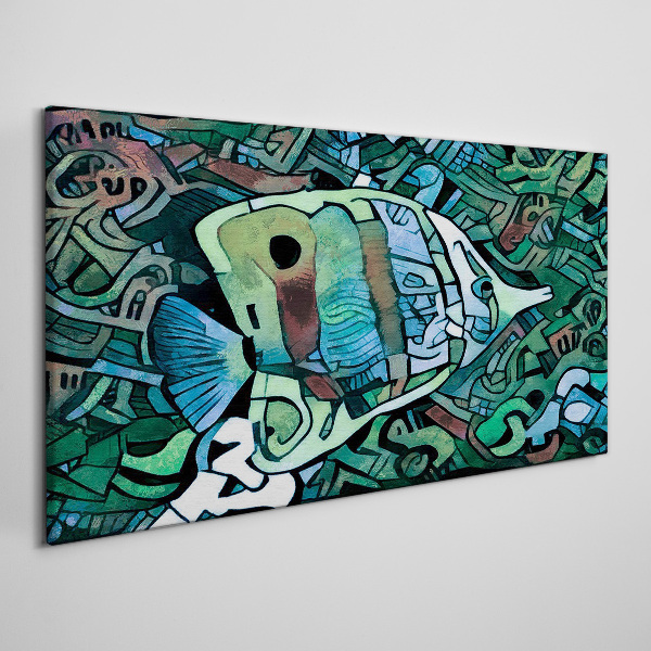 Obraz canvas Abstrakcie zvierat ryby