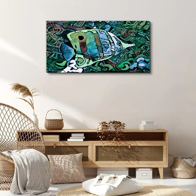 Obraz canvas Abstrakcie zvierat ryby