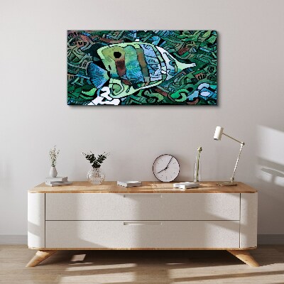 Obraz canvas Farebný rybí svet