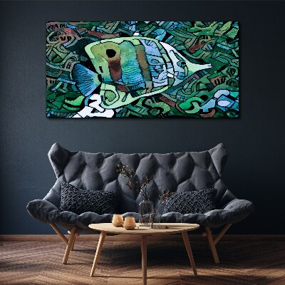 Obraz canvas Farebný rybí svet