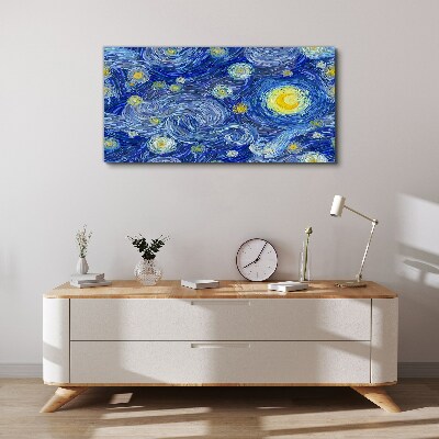 Obraz canvas Hviezdna noc