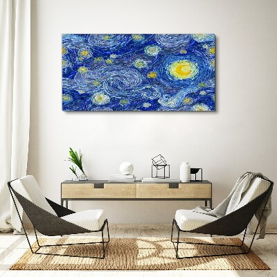 Obraz canvas Hviezdna noc
