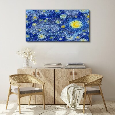 Obraz canvas Hviezdna noc