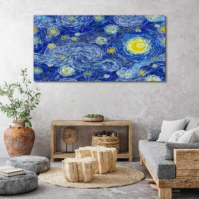 Obraz canvas Hviezdna noc