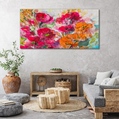Obraz canvas Kvetinová explózia farieb