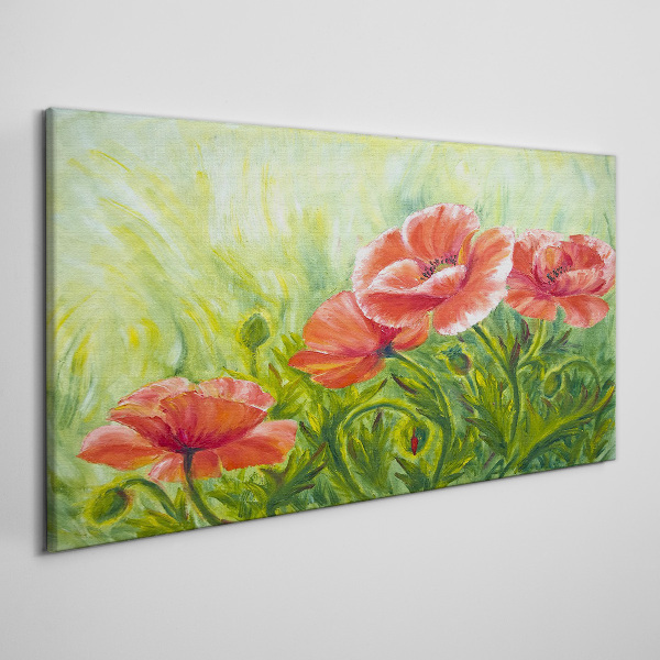 Obraz canvas Kvety na jarnej lúke