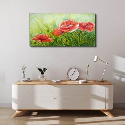 Obraz canvas Kvety na jarnej lúke