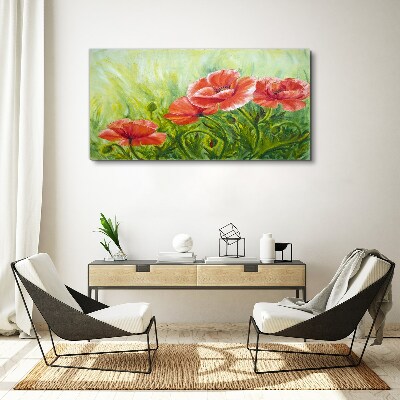 Obraz canvas Kvety na jarnej lúke