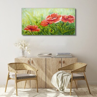 Obraz canvas Kvety na jarnej lúke