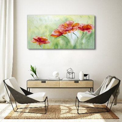 Obraz canvas Kvety v pastelových odtieňoch