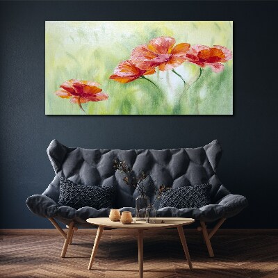 Obraz canvas Kvety v pastelových odtieňoch
