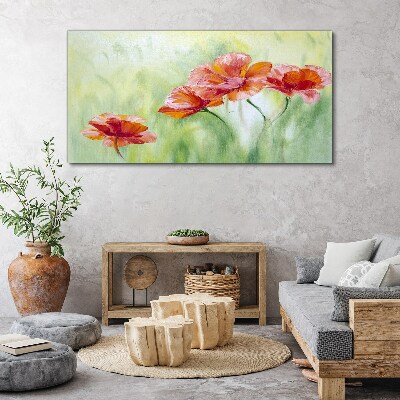 Obraz canvas Kvety v pastelových odtieňoch