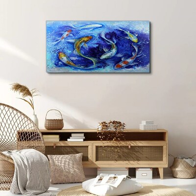 Obraz canvas Zvieracie ryby Koi voda