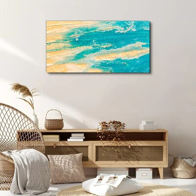 Obraz Canvas Vlny oceánu na piesku