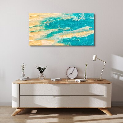 Obraz Canvas Vlny oceánu na piesku