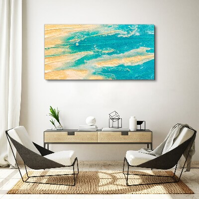 Obraz Canvas Vlny oceánu na piesku