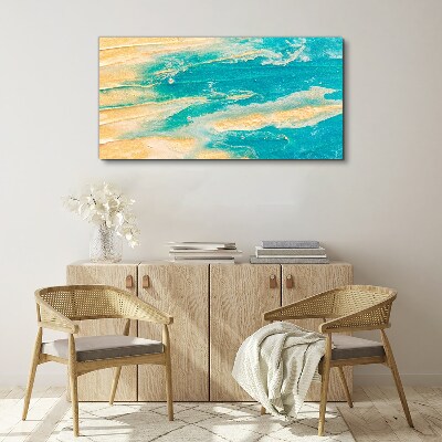Obraz Canvas Vlny oceánu na piesku