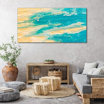 Obraz Canvas Vlny oceánu na piesku