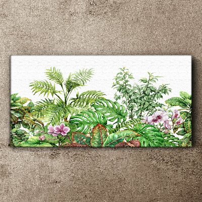 Obraz canvas Tropická oáza zelene