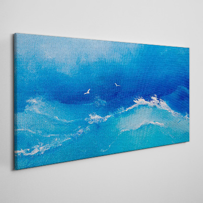 Obraz canvas Pokojné vlny oceánu