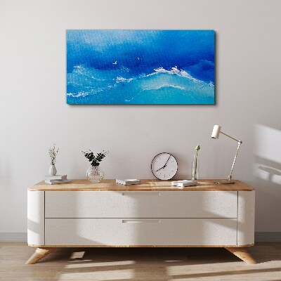 Obraz canvas Pokojné vlny oceánu