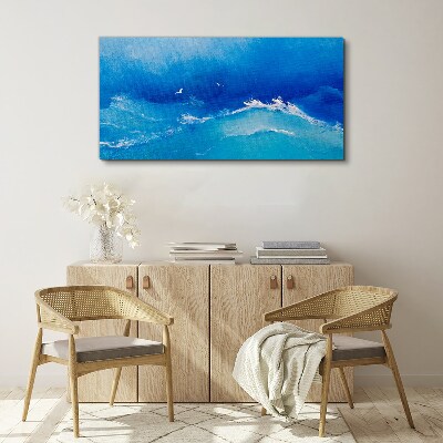 Obraz canvas Pokojné vlny oceánu