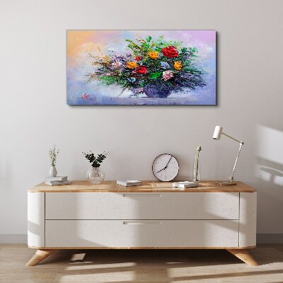 Obraz Canvas Jarná kytica kvetov