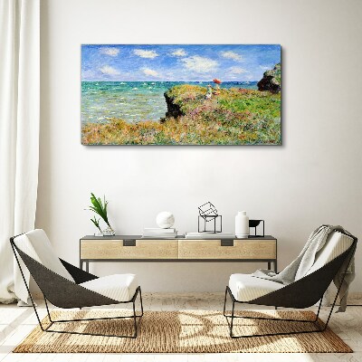 Obraz Canvas Cliff Walk v Pourville Claude Monet