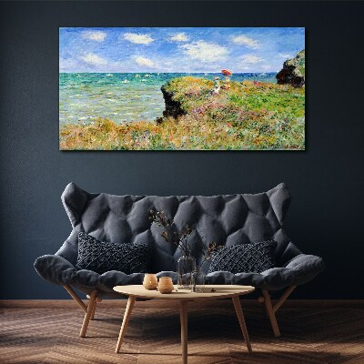 Obraz Canvas Cliff Walk v Pourville Claude Monet