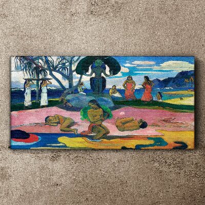 Obraz Canvas Boží deň Paul Gauguin