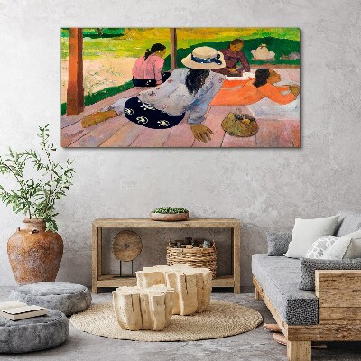 Obraz Canvas Siesta tahiti Paul Gauguin
