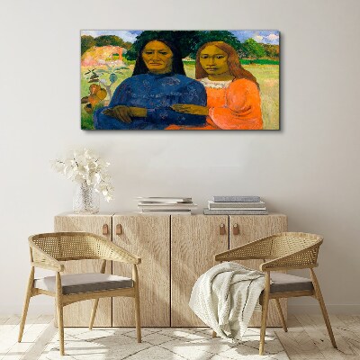 Obraz Canvas Dve ženy Paul Gauguin
