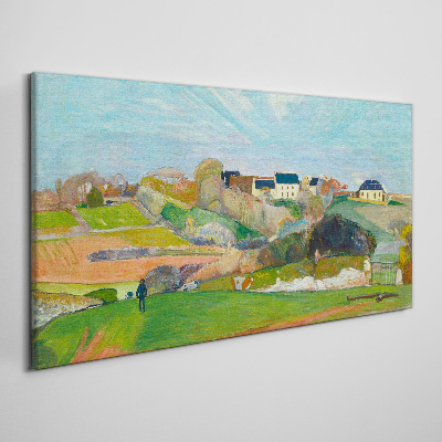 Obraz Canvas Krajina v Le Pouldu Gauguin