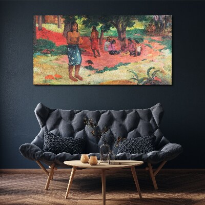 Obraz Canvas Zašepkala gauguinová slová