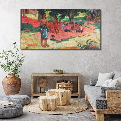 Obraz Canvas Zašepkala gauguinová slová