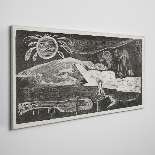 Obraz Canvas Te Po - Ralph Hotere