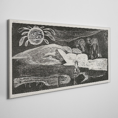 Obraz Canvas Te Po - Ralph Hotere