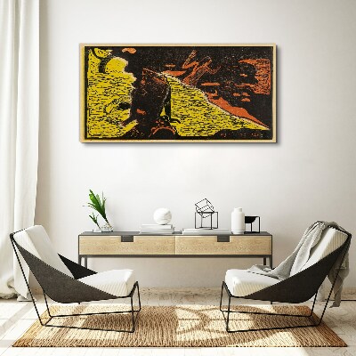 Obraz Canvas Zelená vlna emócií