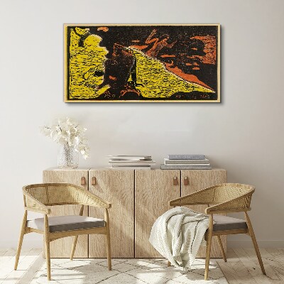 Obraz Canvas Zelená vlna emócií