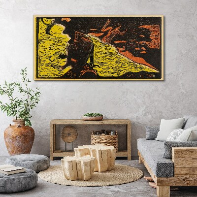 Obraz Canvas Zelená vlna emócií