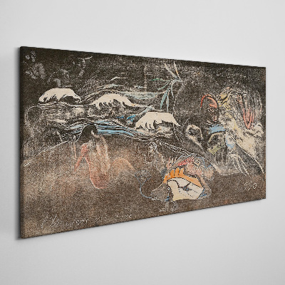 Obraz Canvas Moderné Gauguin abstrakcie