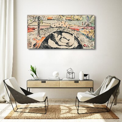 Obraz Canvas Scéna z vidieckej krajiny