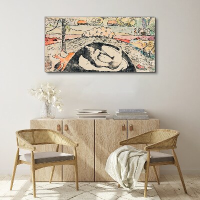 Obraz Canvas Scéna z vidieckej krajiny