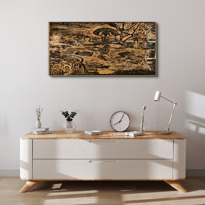 Obraz Canvas Letné popoludnie pri jazere