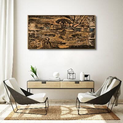 Obraz Canvas Letné popoludnie pri jazere