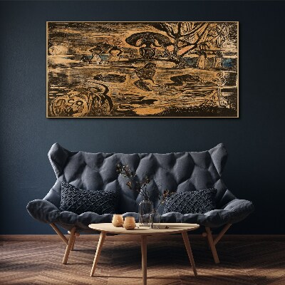 Obraz Canvas Letné popoludnie pri jazere