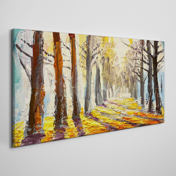 Obraz Canvas Jesenná stromová alej